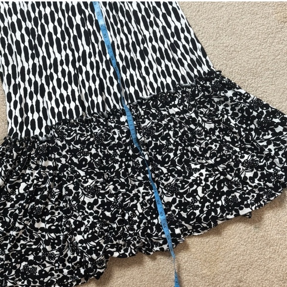 NWT Anthropologie Dress Plenty By Tracy Reece Maxi Black Print Marcia Stretch - Picture 11 of 16